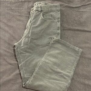 Ermenegildo Zegna Gray Corduroy Pants